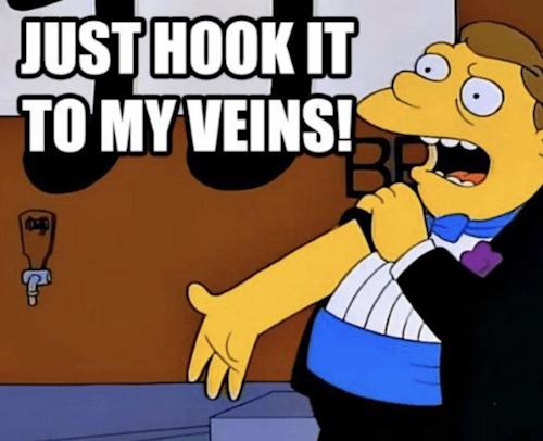 From now on, I'll be a new Barnard Gumbel; clean, sober, and hardworking